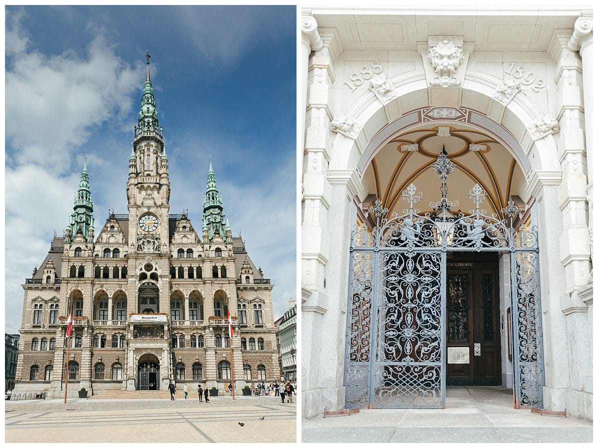 Kelionė į Čekiją, Trip to Czech Republic, Liberec rotušė, Town Hall in Liberec